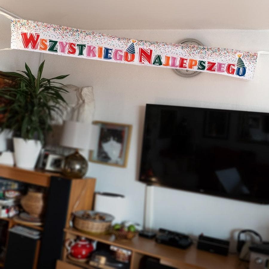 Duży baner urodzinowy